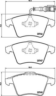 Magneti Marelli 363700485082 - Kit pastiglie freno, Freno a disco autozon.pro