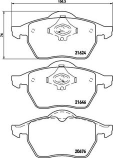 Magneti Marelli 363700485036 - Kit pastiglie freno, Freno a disco autozon.pro