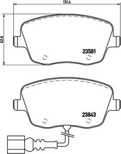 Magneti Marelli 363700485077 - Kit pastiglie freno, Freno a disco autozon.pro