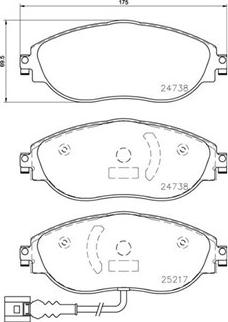 Magneti Marelli 363700585144 - Kit pastiglie freno, Freno a disco autozon.pro