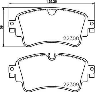 Magneti Marelli 363700485154 - Kit pastiglie freno, Freno a disco autozon.pro