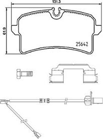 GMC 2564201 - Kit pastiglie freno, Freno a disco autozon.pro