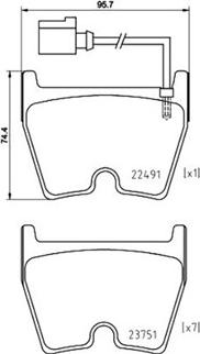 Magneti Marelli 363700585152 - Kit pastiglie freno, Freno a disco autozon.pro