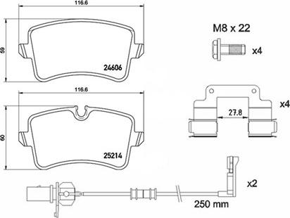 Magneti Marelli 363700485157 - Kit pastiglie freno, Freno a disco autozon.pro