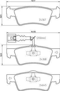 Magneti Marelli 363700485163 - Kit pastiglie freno, Freno a disco autozon.pro