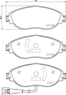 Magneti Marelli 363700485131 - Kit pastiglie freno, Freno a disco autozon.pro