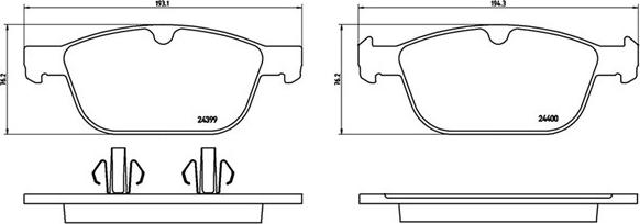 Magneti Marelli 363700486023 - Kit pastiglie freno, Freno a disco autozon.pro