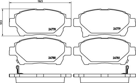 Magneti Marelli 363700483097 - Kit pastiglie freno, Freno a disco autozon.pro