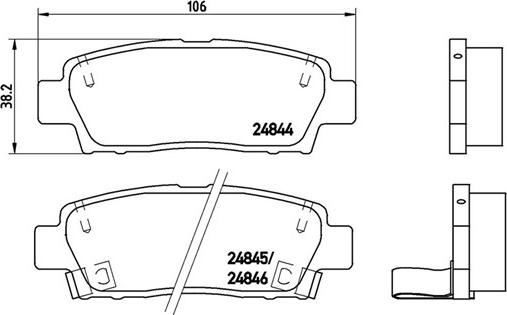 Magneti Marelli 363700483111 - Kit pastiglie freno, Freno a disco autozon.pro