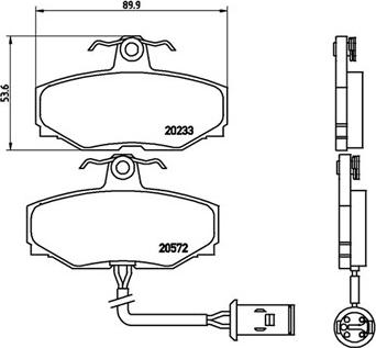 Magneti Marelli 363700436006 - Kit pastiglie freno, Freno a disco autozon.pro