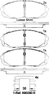 Magneti Marelli 363700430095 - Kit pastiglie freno, Freno a disco autozon.pro