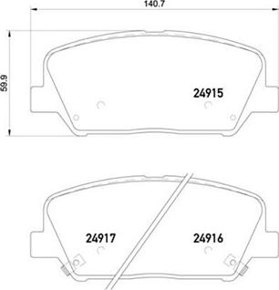 Magneti Marelli 363700430065 - Kit pastiglie freno, Freno a disco autozon.pro