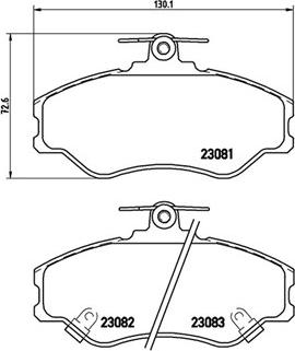 Magneti Marelli 363700430005 - Kit pastiglie freno, Freno a disco autozon.pro