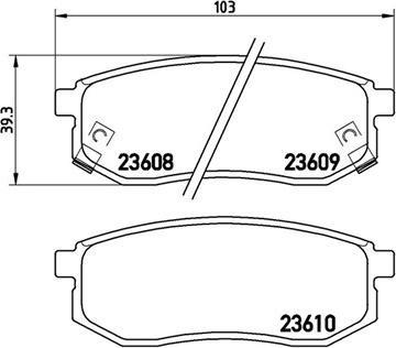 Magneti Marelli 363700430030 - Kit pastiglie freno, Freno a disco autozon.pro