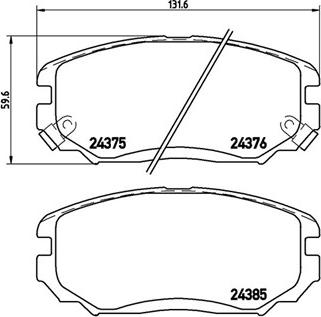 Magneti Marelli 363700430038 - Kit pastiglie freno, Freno a disco autozon.pro