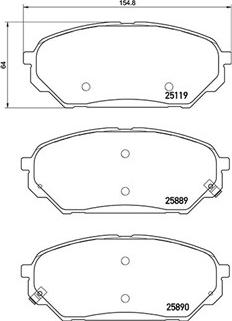 Magneti Marelli 363700430071 - Kit pastiglie freno, Freno a disco autozon.pro