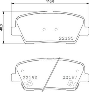 Magneti Marelli 363700430105 - Kit pastiglie freno, Freno a disco autozon.pro