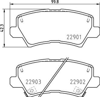 Magneti Marelli 363700430111 - Kit pastiglie freno, Freno a disco autozon.pro