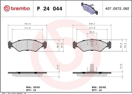 Magneti Marelli 363700424044 - Kit pastiglie freno, Freno a disco autozon.pro