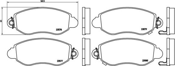 Magneti Marelli 363700424052 - Kit pastiglie freno, Freno a disco autozon.pro