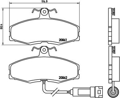 Magneti Marelli 363700424014 - Kit pastiglie freno, Freno a disco autozon.pro