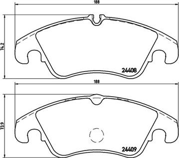 Magneti Marelli 363700424074 - Kit pastiglie freno, Freno a disco autozon.pro