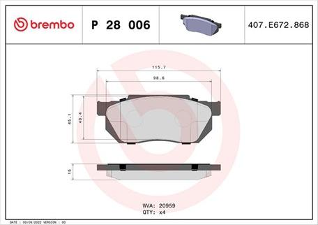 Magneti Marelli 363700428006 - Kit pastiglie freno, Freno a disco autozon.pro