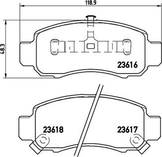 Magneti Marelli 363700428033 - Kit pastiglie freno, Freno a disco autozon.pro