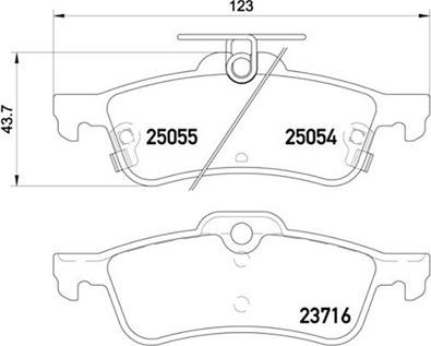 Magneti Marelli 363700428070 - Kit pastiglie freno, Freno a disco autozon.pro