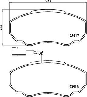 Magneti Marelli 363700423091 - Kit pastiglie freno, Freno a disco autozon.pro