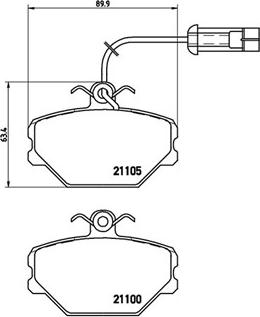 Magneti Marelli 363700423044 - Kit pastiglie freno, Freno a disco autozon.pro