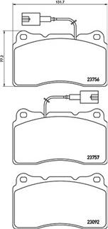 Magneti Marelli 363700423154 - Kit pastiglie freno, Freno a disco autozon.pro