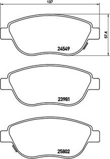 Magneti Marelli 363700423153 - Kit pastiglie freno, Freno a disco autozon.pro