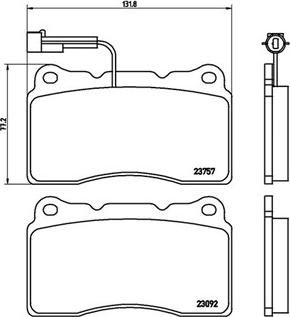 Magneti Marelli 363700423115 - Kit pastiglie freno, Freno a disco autozon.pro