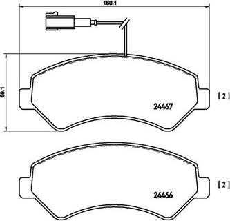 Magneti Marelli 363700423136 - Kit pastiglie freno, Freno a disco autozon.pro