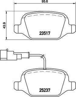 Magneti Marelli 363700423131 - Kit pastiglie freno, Freno a disco autozon.pro