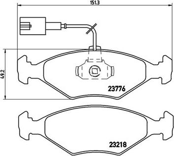 Magneti Marelli 363700423122 - Kit pastiglie freno, Freno a disco autozon.pro