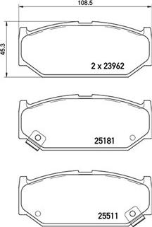 Magneti Marelli 363700479031 - Kit pastiglie freno, Freno a disco autozon.pro