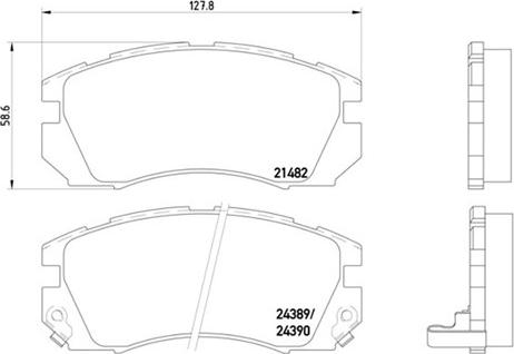 Magneti Marelli 363700478007 - Kit pastiglie freno, Freno a disco autozon.pro