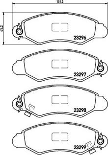 Magneti Marelli 363700478012 - Kit pastiglie freno, Freno a disco autozon.pro