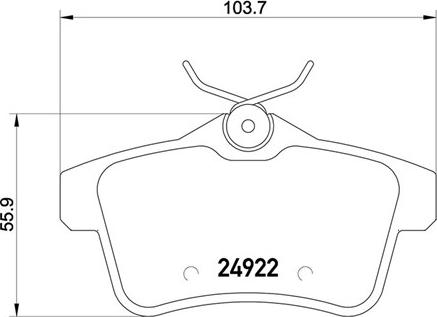 Magneti Marelli 363700561114 - Kit pastiglie freno, Freno a disco autozon.pro