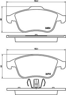 Magneti Marelli 363700568047 - Kit pastiglie freno, Freno a disco autozon.pro