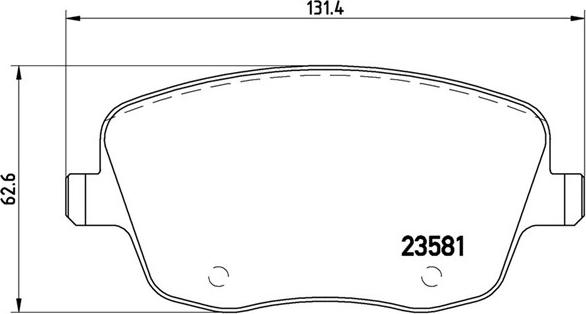 Magneti Marelli 363700585057 - Kit pastiglie freno, Freno a disco autozon.pro