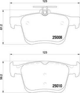 Magneti Marelli 363700585125 - Kit pastiglie freno, Freno a disco autozon.pro