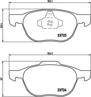 Magneti Marelli 363700524061 - Kit pastiglie freno, Freno a disco autozon.pro