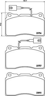 Magneti Marelli 363700523134 - Kit pastiglie freno, Freno a disco autozon.pro