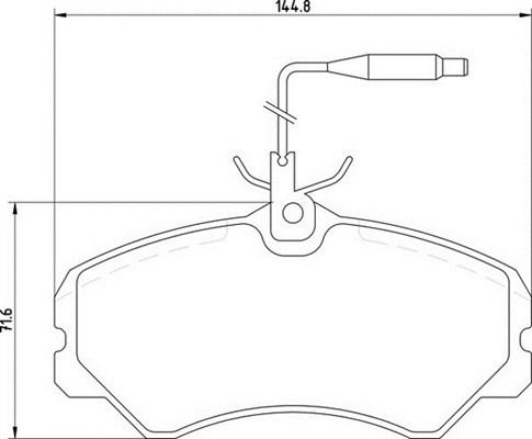 Magneti Marelli 363700205039 - Kit pastiglie freno, Freno a disco autozon.pro