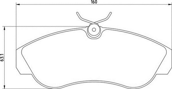 Magneti Marelli 363700205079 - Kit pastiglie freno, Freno a disco autozon.pro