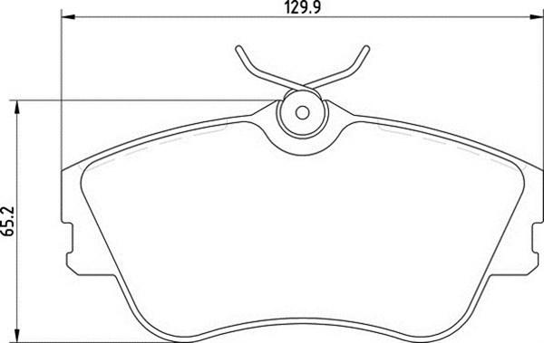 Magneti Marelli 363700205140 - Kit pastiglie freno, Freno a disco autozon.pro