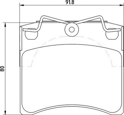 Magneti Marelli 363700205115 - Kit pastiglie freno, Freno a disco autozon.pro